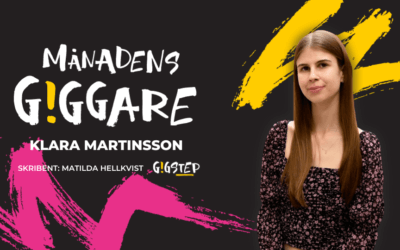 Månadens giggare på Gigstep: Klara Martinsson