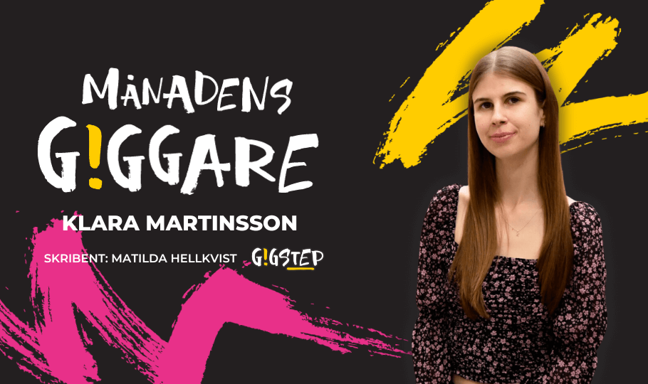 Månadens giggare på Gigstep: Klara Martinsson