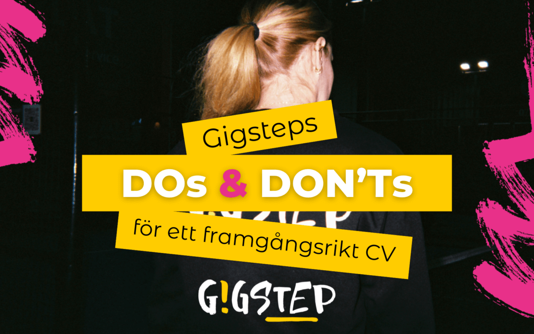 Så skriver du ett framgångsrikt CV! Do’s and don’ts!